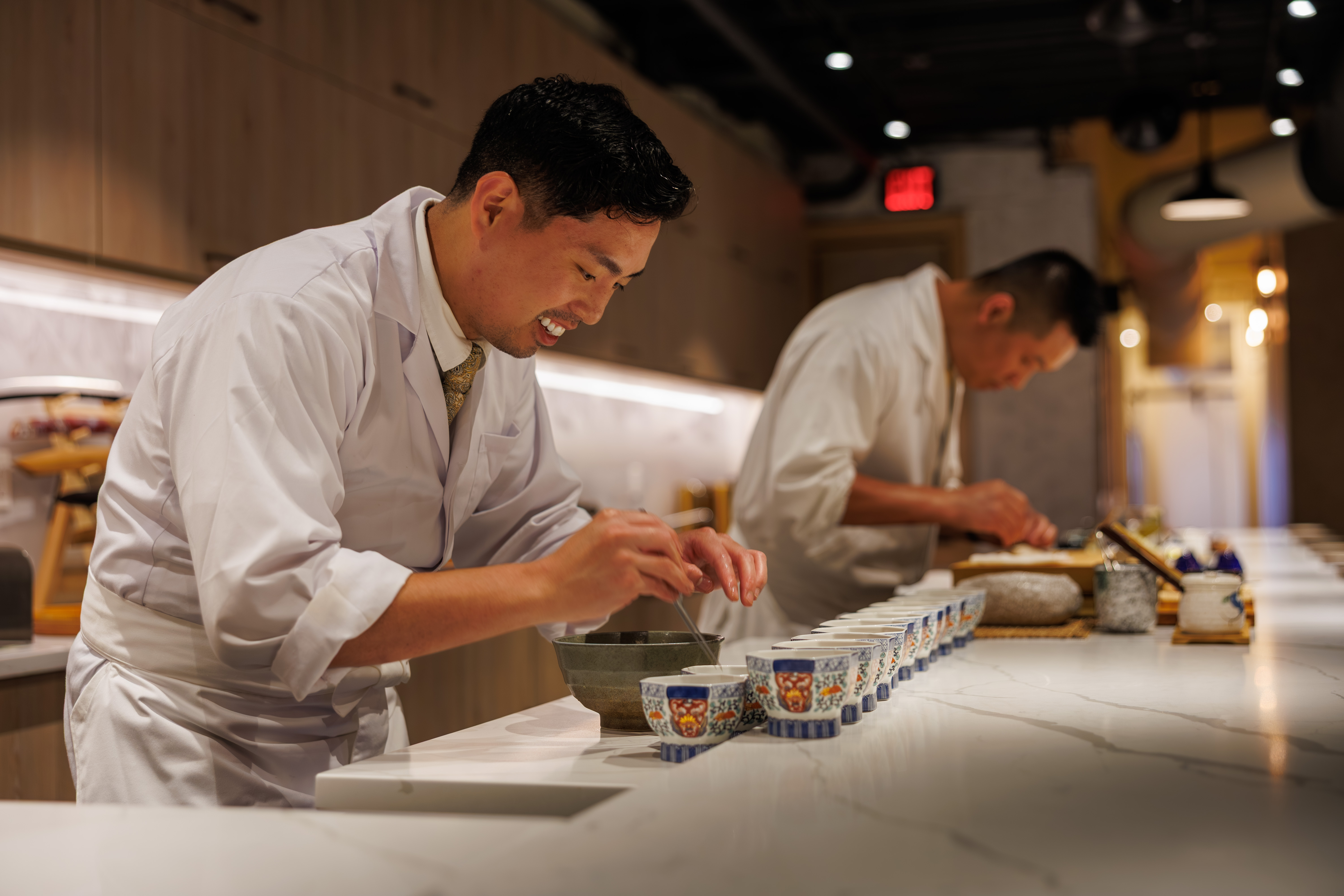 Omakase Berkeley kitchen team